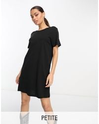 Only Petite - Mini T-shirt Dress - Lyst