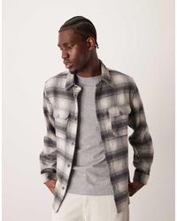 Mango - Geruit Flanellen Regular-Fit Overhemd - Lyst