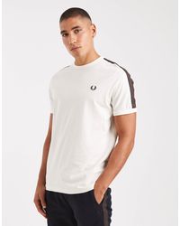 Fred Perry - Contrast Tape Ringer T-Shirt - Lyst