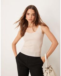 Jdy - Glitter Knitted Vest - Lyst