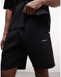 PEGADOR - Troy Plissee Shorts Co-ord - Lyst