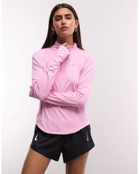 Nike - – tempo dri-fit – langärmliges t-shirt - Lyst