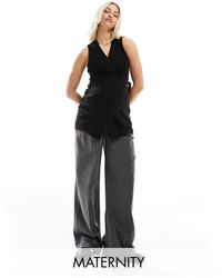 Cotton On - Cotton On Maternity Knitted Rib Wrap Singlet - Lyst