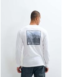 Columbia - Csc Graphic Textured Scene Long Sleeve T-shirt - Lyst