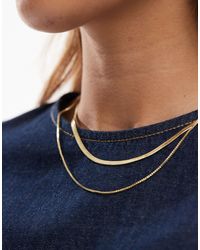 Pieces - – zwei halsketten - Lyst