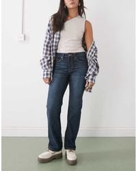 Weekday - Laika Mid Waist Straight Leg Jeans - Lyst
