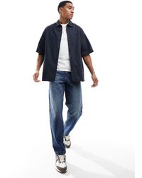Armani Exchange - Half Sleeve Boxy Fit Shirt - Lyst