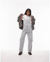 Carhartt - Peto Vaquero Lavado De Pernera Recta De - Lyst