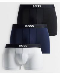 BOSS - One 3 Pack Micro Front Icon Logo Trunks - Lyst