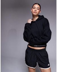 adidas Originals - Adidas Training Hyperglam Linear Hoodie - Lyst