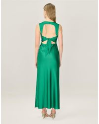 OMNES - Dresses Nova Satin Midi Dress With Open Back - Lyst