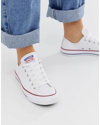 Converse Chuck Taylor All Star Leather Ox for Women - Up to 55% off | Lyst