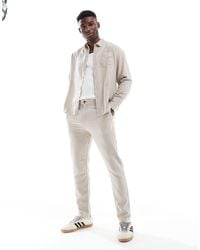New Look - – hose aus leinenmix - Lyst