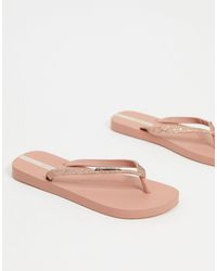 ipanema pop glitter flat sandals