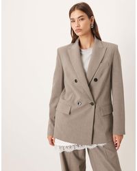 Mango - Puglia Tailored Double Breasted Blazer - Lyst
