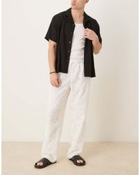 ASOS - Premium baggy Crochet Trouser - Lyst