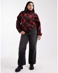 ONLY - Zip Through Teddy Fleece - Lyst