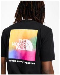 The North Face - Nse Box Ombre Back Print T-shirt - Lyst