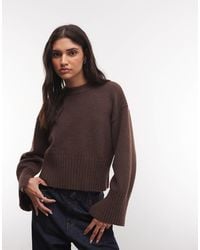 Monki - Pull ras - Lyst