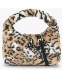 Steve Madden - Fluffy Bag Animal Print Cross Body - Lyst
