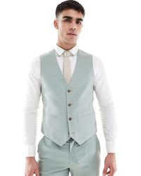 ASOS - Wedding – eng geschnittene anzugweste - Lyst