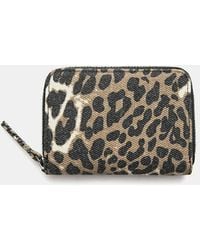 Pull&Bear - Portemonnee Met Luipaardprint - Lyst