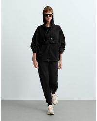 Oysho - Soft-touch Modal Zip-up Sweatshirt - Lyst