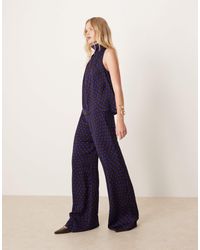 Mango - – hose aus satin - Lyst