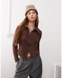 Collusion - – flauschige strickjacke - Lyst