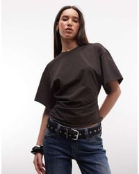 Weekday - Cinched Waist T-shirt - Lyst