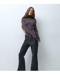 Vero Moda - Hazel High Rise Seam Detail Flared Jeans - Lyst