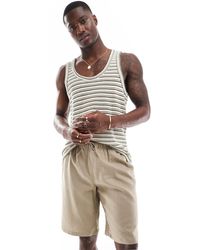 ADPT - Linen Mix Shorts - Lyst
