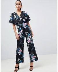 lipsy jewel cuff long sleeve jumpsuit