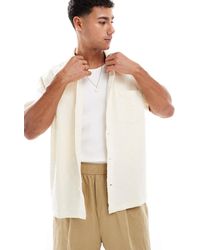 Jack & Jones - Textured Oversize Shirt - Lyst