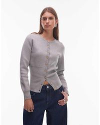 Nia - Sophia Button Up Cardigan - Lyst
