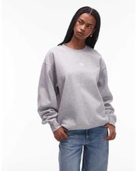 The North Face - Essential Oversized Logo Sweatshirt - Lyst
