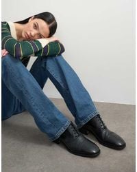 TOPSHOP - X Talia Byre Premium Real Leather Brogue - Lyst