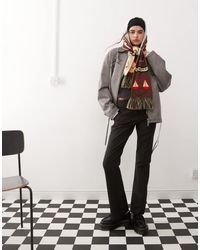 Collusion - Kick Flare Broek Met Lage Taille En Krijtstreep - Lyst