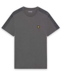 Lyle & Scott - Ss T-Shirts Jacquard Tape T-Shirt - Lyst