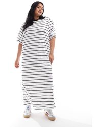 ASOS - Asos Design Curve Oversized Midaxi T-shirt Dress - Lyst