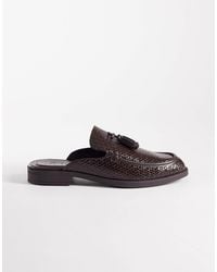 ASOS - Mule Loafers With Tassel - Lyst
