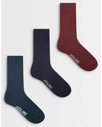 Jack & Jones - 3 Pack Crew Socks - Lyst