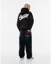 Pull&Bear - Hoodie Met Geborduurd Stwd-Logo - Lyst