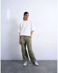 TOPSHOP - Ripstop Cargo Trouser With Drawcord Hem - Lyst