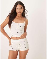 Gina Tricot - Mix And Match Soft Loungewear Singlet Pyjamas Vest Top - Lyst