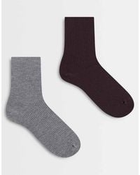SUI AVA - 2 Pack Everyday Rib Socks - Lyst