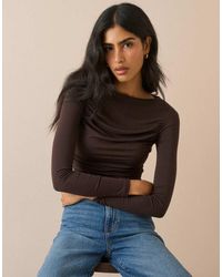 Nobody's Child - Ruched Modal-Rich Top - Lyst