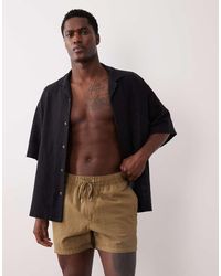 ASOS - Seersucker Swim Shorts - Lyst