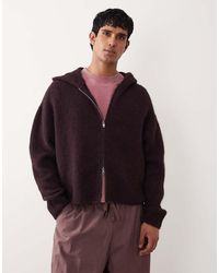 Weekday - Premium Wool Blend Knitted Hoodie - Lyst