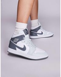 Nike - Nike - air 1 - baskets mi-hautes - et gris - Lyst